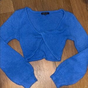Vibrant Blue Knit Sweater